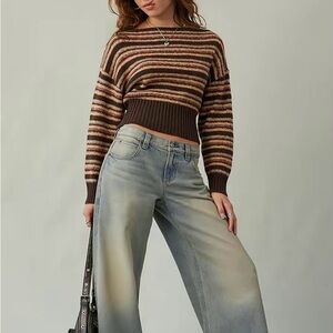 PacSun Light Blue Wide Leg Jeans